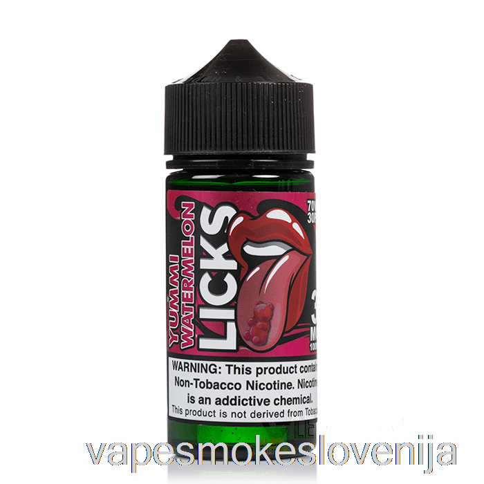 Vape Slovenija Yummi Lubenica Punč - Licks Roll Upz - 100ml 3mg